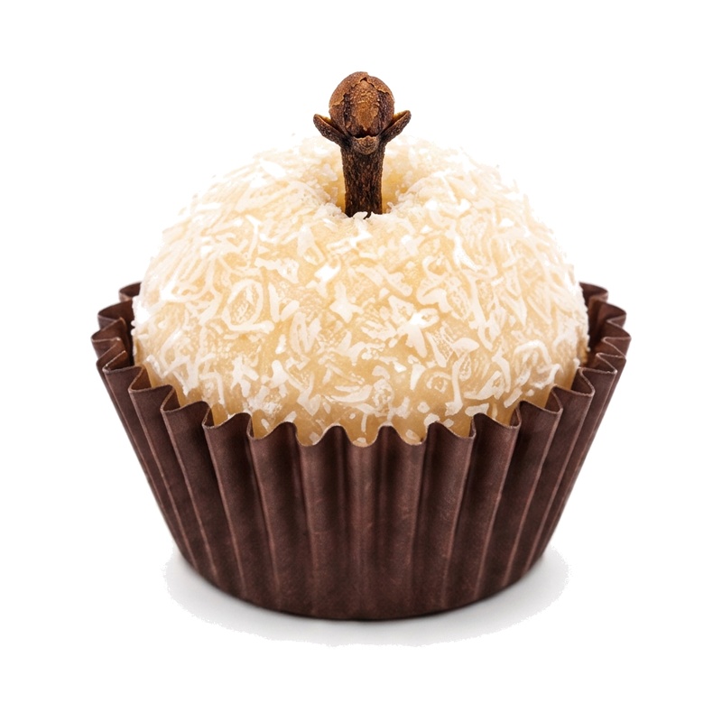 Brigadeiro Beijinho de BRIGÁ en su cápsula de papel
