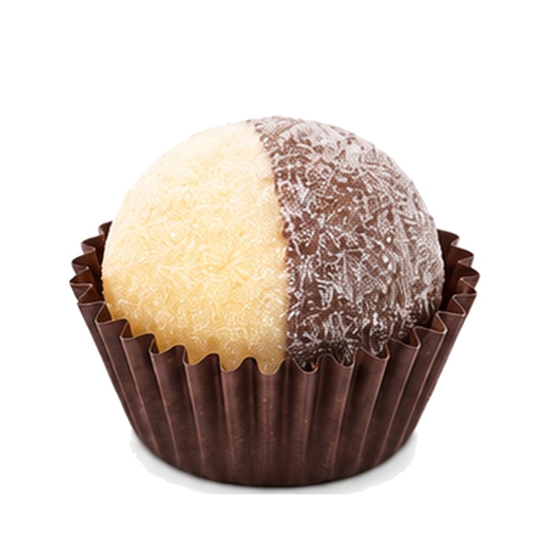 Brigadeiro Casadinho de BRIGÁ en su cápsula de papel